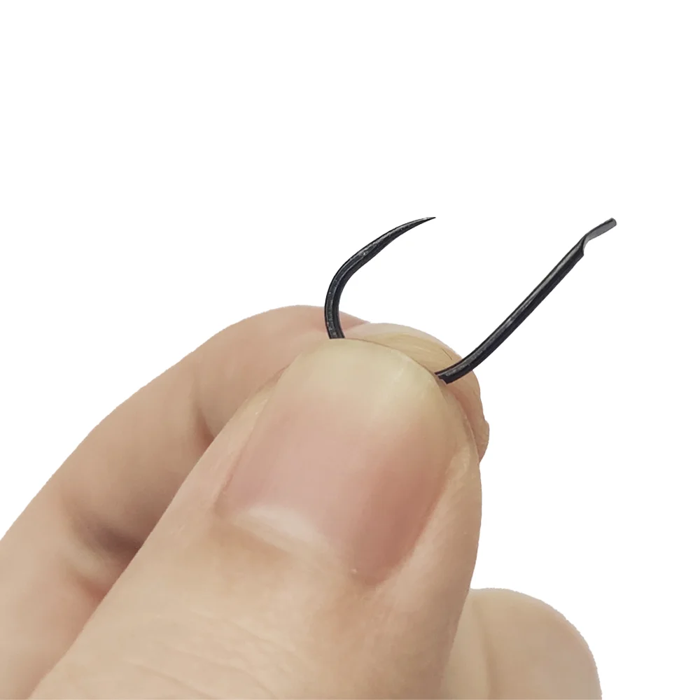 EUPHENG-anzuelo de pesca CHINU Original, anzuelo afilado sin púas, acero rico en carbono, pesca en mar, carpa, aparejos de pesca con mosca, 12 Uds. - imagen 4