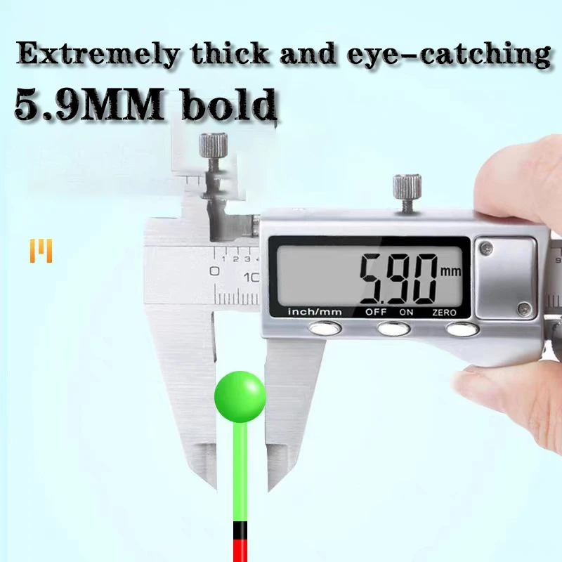 Flotador de pesca con luz nocturna corta, luz LED electrónica con sensor de gravedad, flotador rojo, accesorios de pesca al aire libre + carga USB gratuita - imagen 5