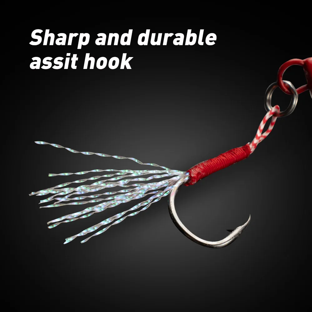 Plantilla de Metal, juego de 5 uds., señuelo de Pesca de 10G, 15G, 20G, cuchara, orilla de barco de mar, fundición larga, Jigging lento, Señuelos de Pesca de mar, trucha - imagen 5