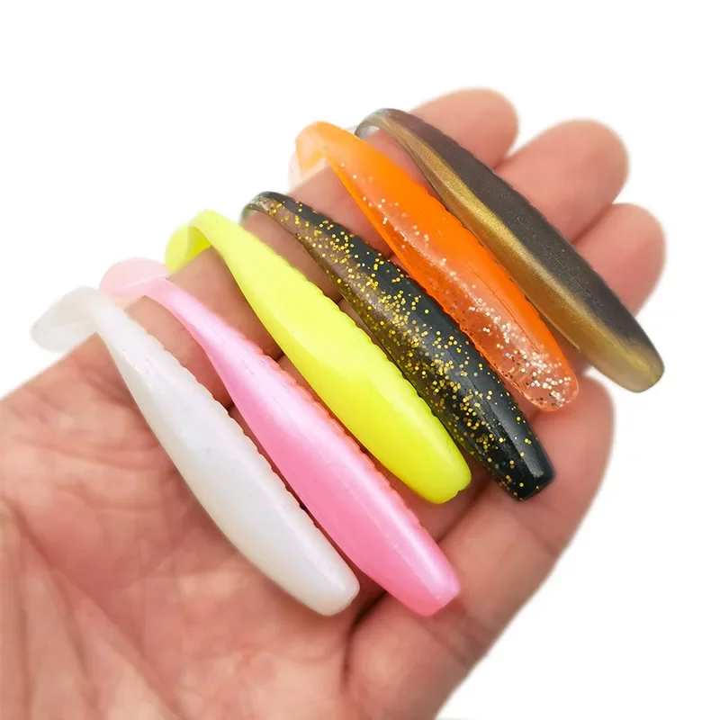 OUTKIT nuevo 20 unids/lote Señuelos de Pesca Wobblers pesca de carpa señuelos blandos cebos artificiales de silicona productos de pesca señuelos para pesca - imagen 2