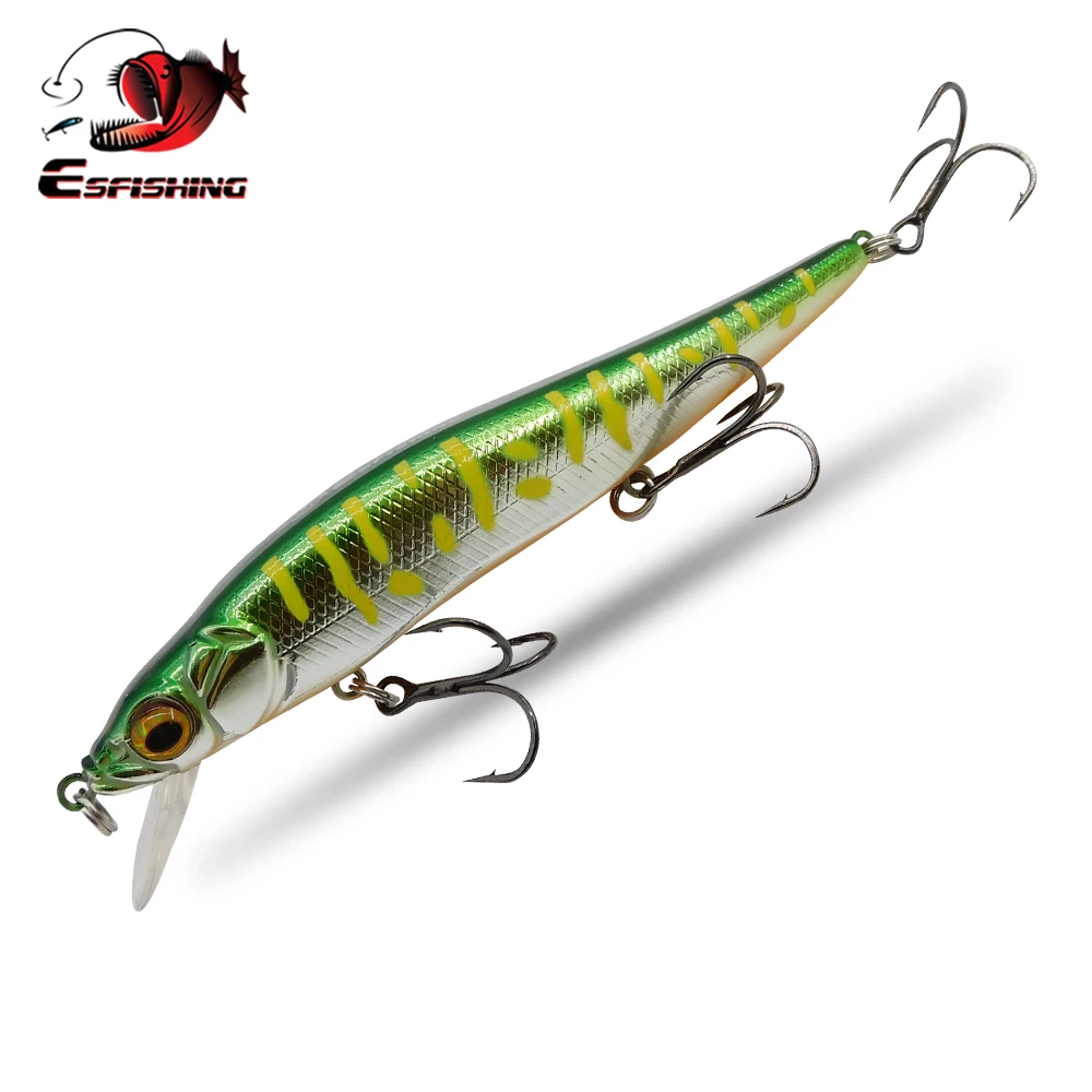 ESFISHING-señuelo de pesca wobbler Jerkbait, 11cm, 15g, 0-1,2 m, pececillo profesional, cebo Artificial duro, aparejos de pesca, visión de vibración - imagen 4