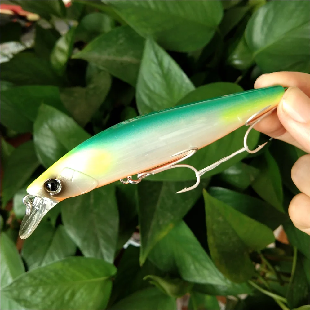 TSURINOYA-señuelo de pesca de agua salada, sistema de peso de tungsteno STINGER, Wobbler de fundición larga, 98mm, 14,5g, 4 unidades - imagen 3