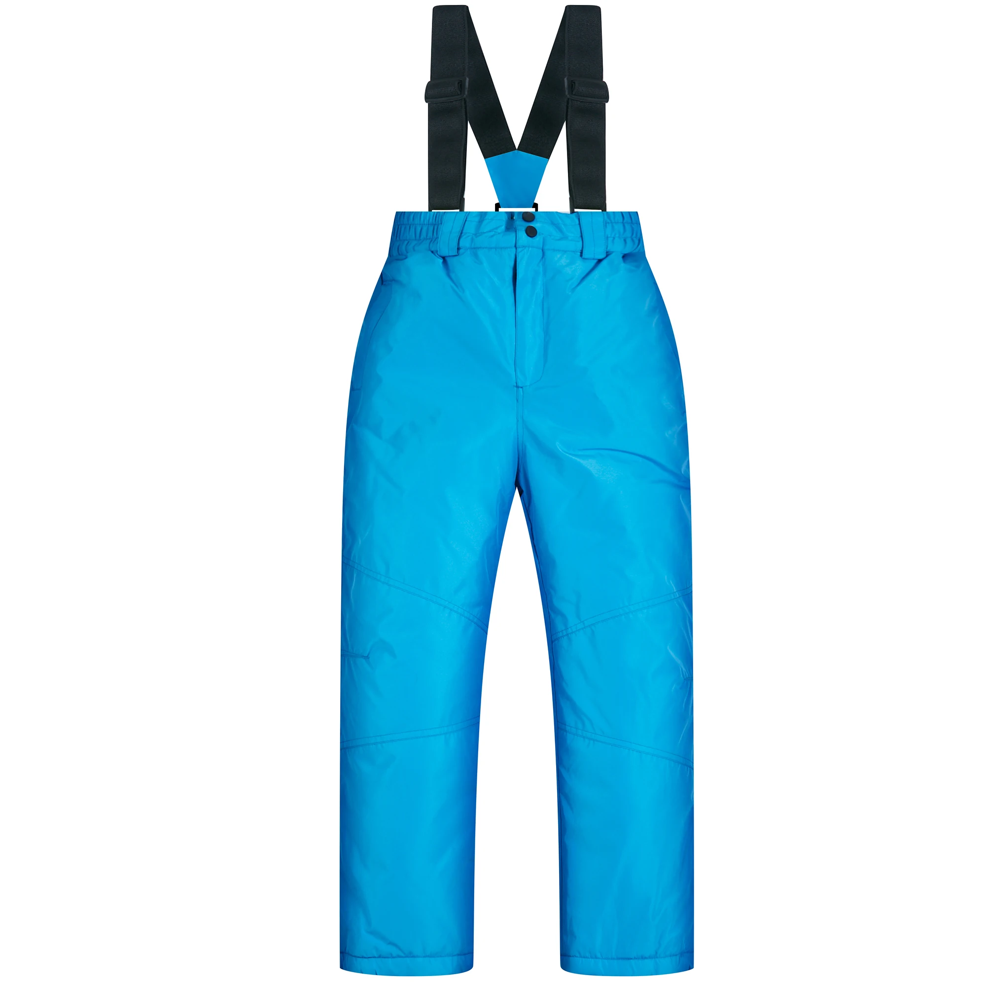 Pantalones de nieve impermeables con pechera para esquiar cálidos - imagen 5
