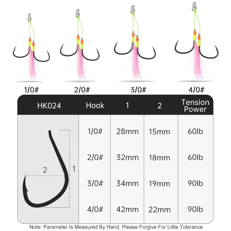 OBSESSION【HK024】Anzuelo de pesca de alambre de acero inoxidable de teflón, anzuelo de doble asistencia de fregadero rápido, anzuelos de plantilla con brillo UV, anzuelo de mar en alta mar - imagen 2