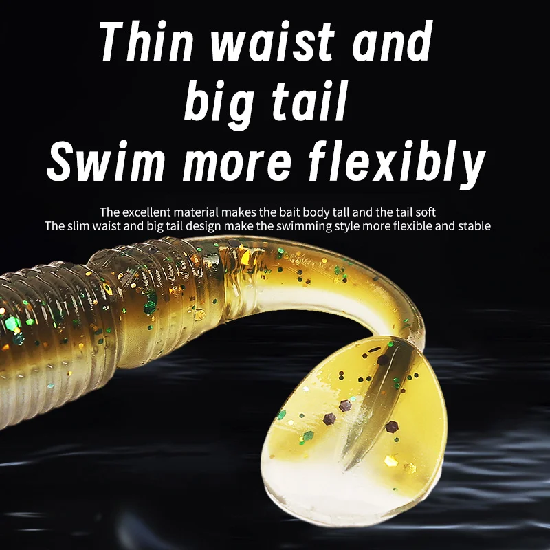 Sábalo señuelo de pesca suave, 65mm, 88mm, Wobblers, olor atrayente, carpa, cebo de silicona, Lucio, cebo Artificial - imagen 4