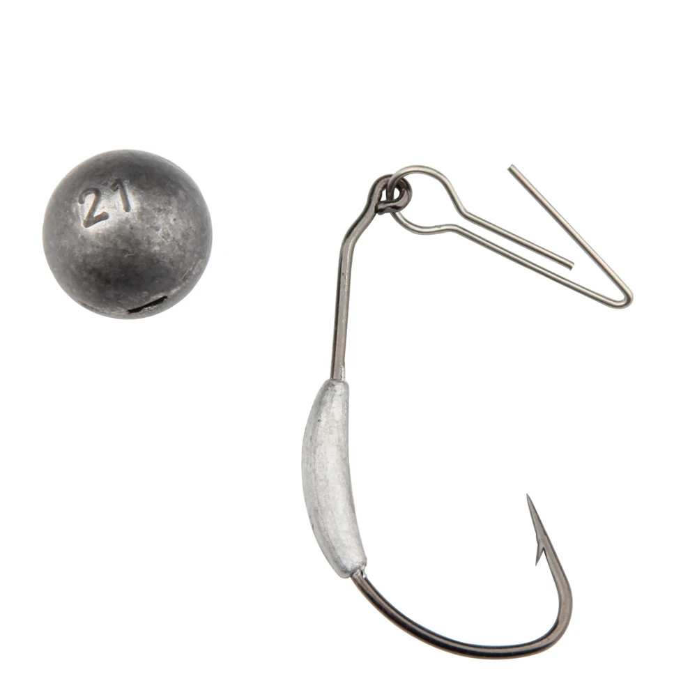 Spinpoler Cheburashka plomo redondo con Pin gotas rectas para lubina carpa trucha accesorios de pesca aparejos 2g 10g 18g - imagen 5