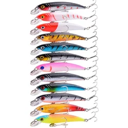 Swimbait 8 cm con ojos 3D para perca, lucio y carpa