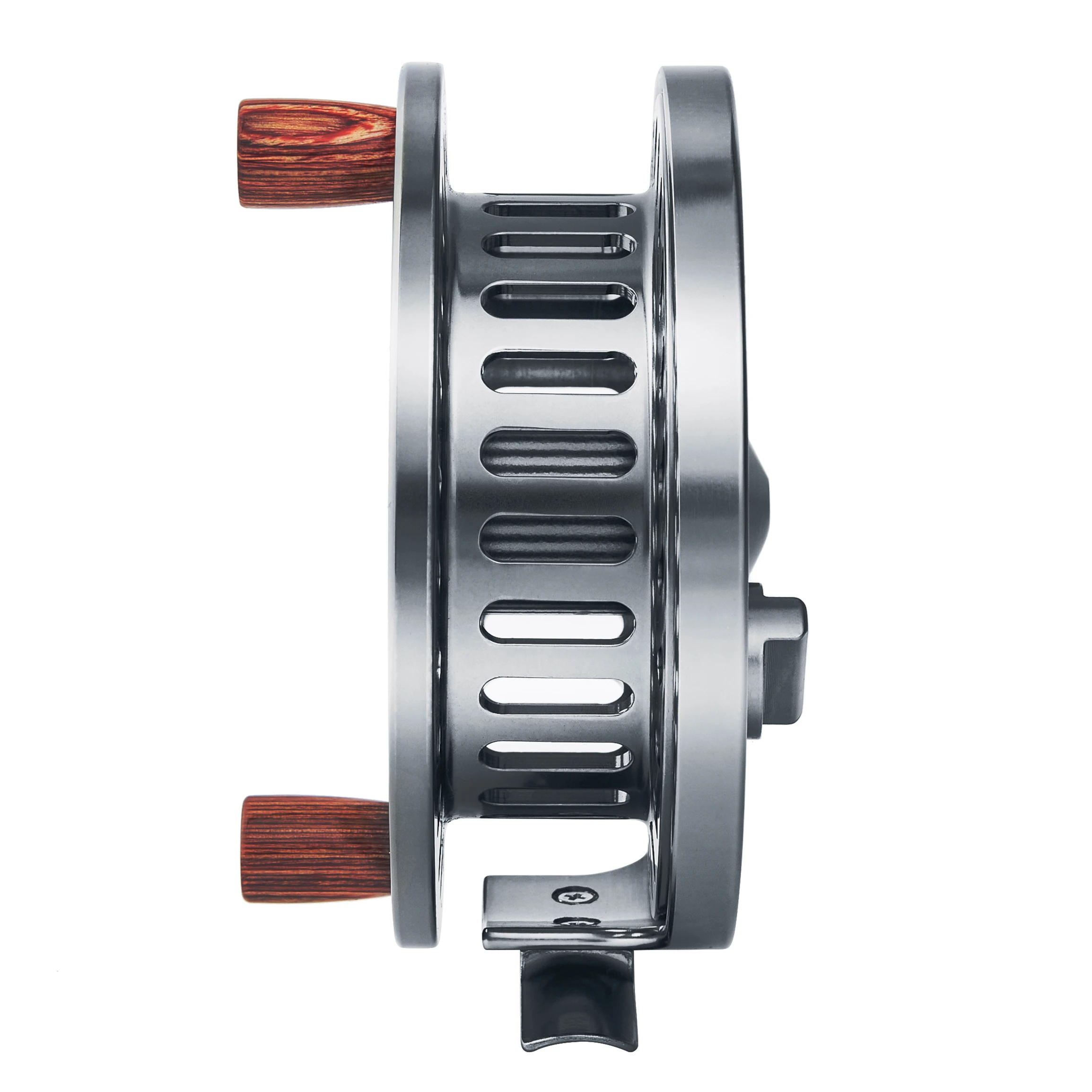 Carrete flotante de aluminio mecanizado CNC, PIN central de 4 ", 103MM, 4 pulgadas, pesca de trucha de salmón, Cabeza de Acero - imagen 3