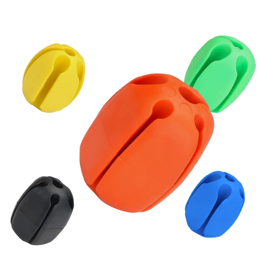 NGB-caña de pescar con bola fija, protección anticolisión de silicona, tapón de Clip para caña de pescar, accesorios duraderos para pesca de carpa, 1 ud. - imagen 3