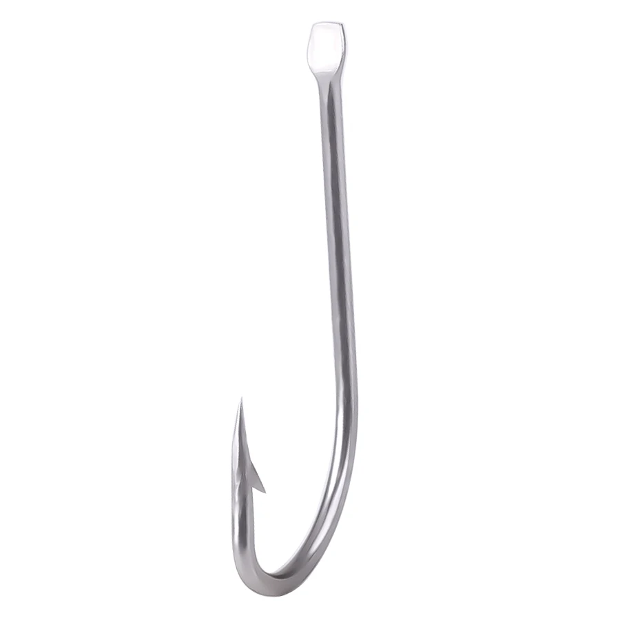 NGB 50 Uds anzuelo de pesca de cristal aplanar 92670SS anzuelo de púas anzuelo de carpa afilado de acero rico en carbono 1-10 #   Aparejos de pesca con mosca - imagen 4