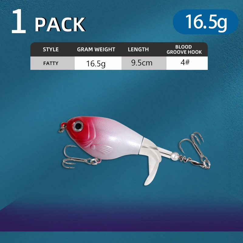 Crankbait Topwater Cola de Bagre para Lucio - imagen 3