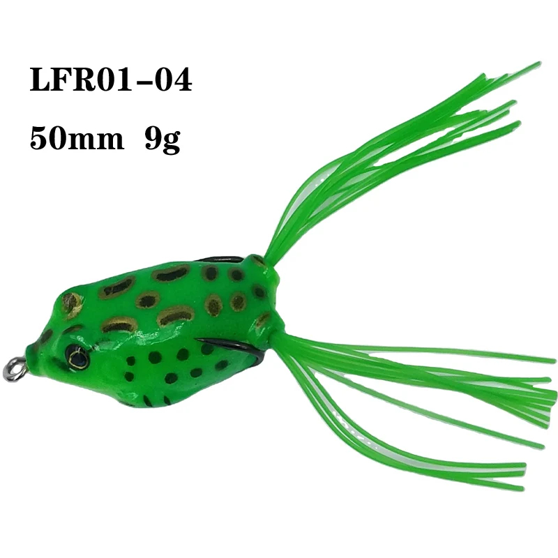 Señuelos de rana suave Lutac para pesca, cebos artificiales, aparejos de natación de agua dulce, lubina, nuevo producto - imagen 3