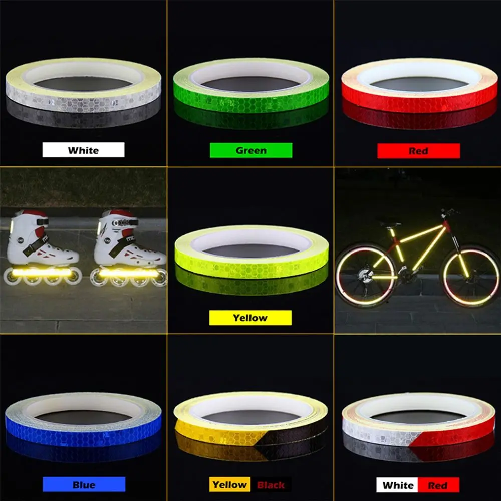 Cinta reflectante adhesiva para bicicleta – Seguridad nocturna para ruedas - imagen 5