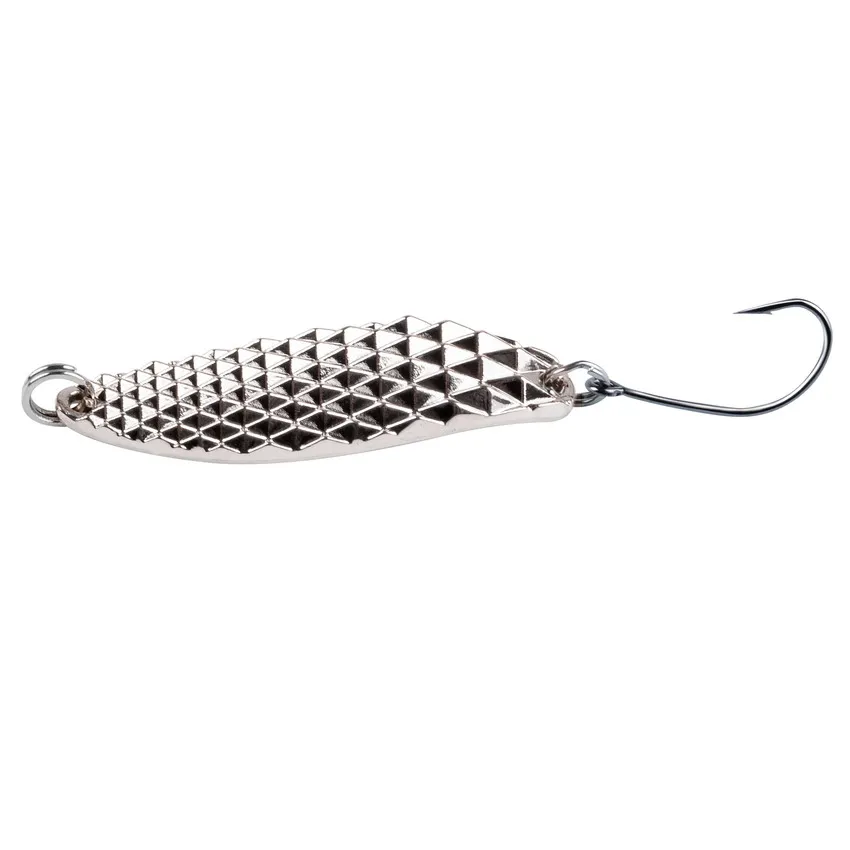 Señuelo de Pesca con forma de cuchara de Metal, 5g/7g/10g/15g/20g, cebos de lentejuelas duras de diamante, anzuelo de plumas, plantilla de Pesca, aparejos de Pesca de hundimiento, 1 unidad - imagen 5