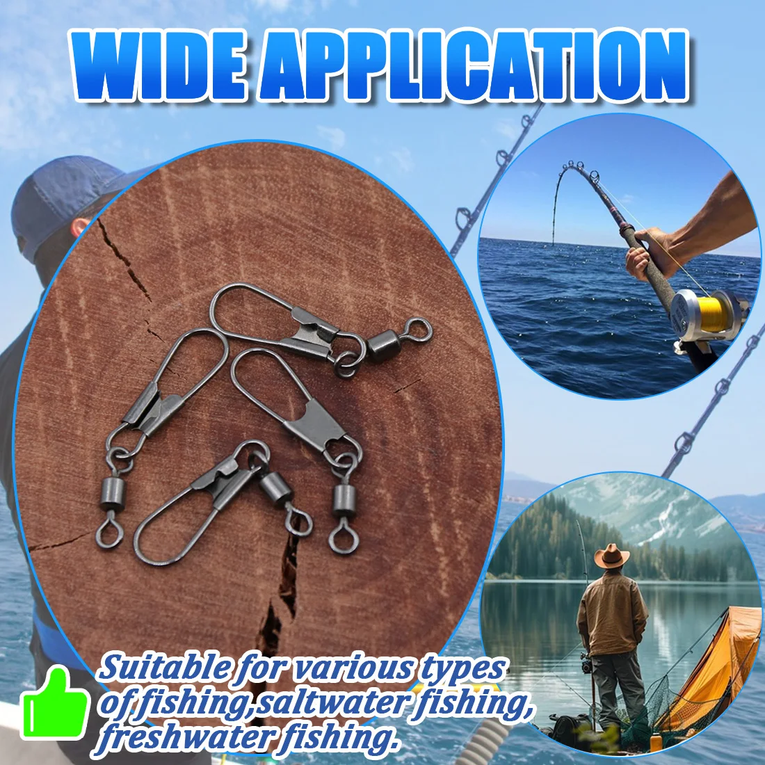 Aplicacion del giratorio en pesca de altura