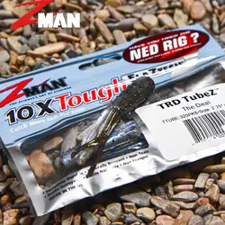 Zman US importó TRD Tubez cebo suave medusa palo insecto Luya cebo falso, grupo de pesca Ned fino