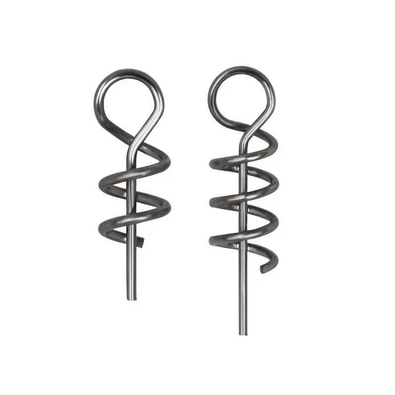 TAKEDO 15MM 25MM 35MM pasador de bloqueo de resorte de acero inoxidable fuerte conector de señuelo suave accesorios de pesca en el mar