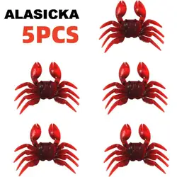 ALASICKA Wobbler - señuelo cangrejo 8 cm natación pesca para mar