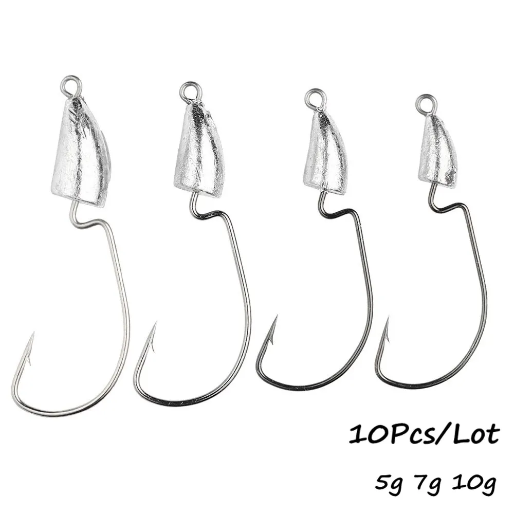 Anzuelo Jighead para lucio – Vástago largo para vinilo