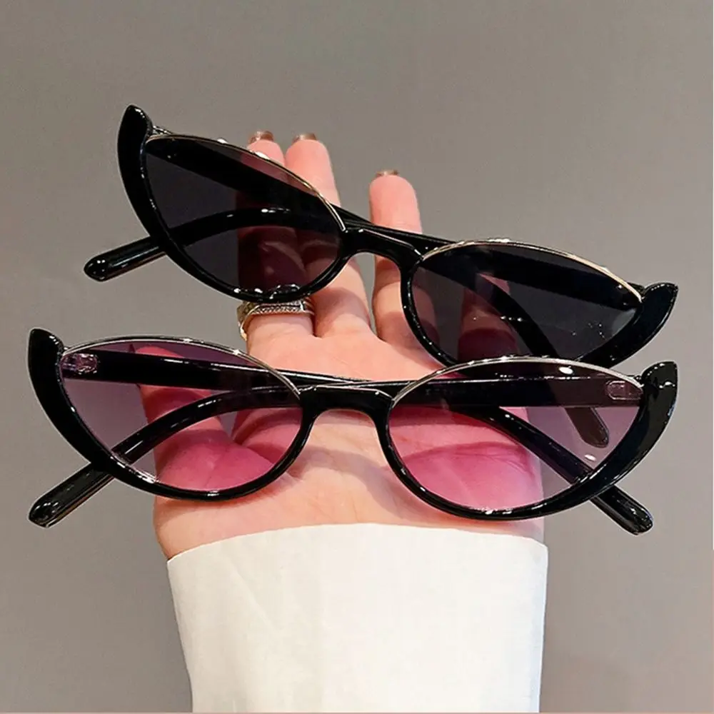 Gafas de sol ojo de gato medio marco, unisex, lentes oscuras urbanas - imagen 4