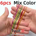 6 piezas de colores surtidos D