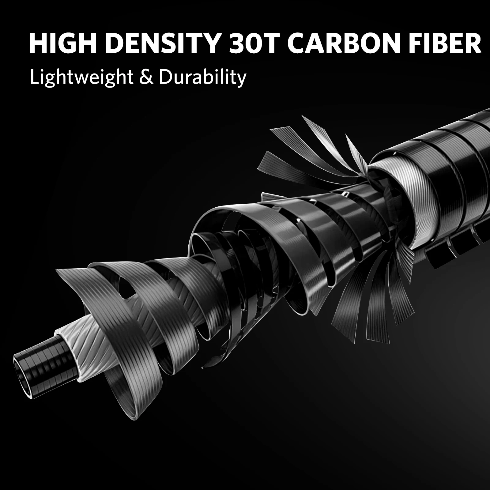 Goture FIERY 30T caña de pescar telescópica de carbono en roca 3,6 M-7,2 M caña ultraligera señuelo carpa viaje océano caña de pescar giratoria - imagen 2