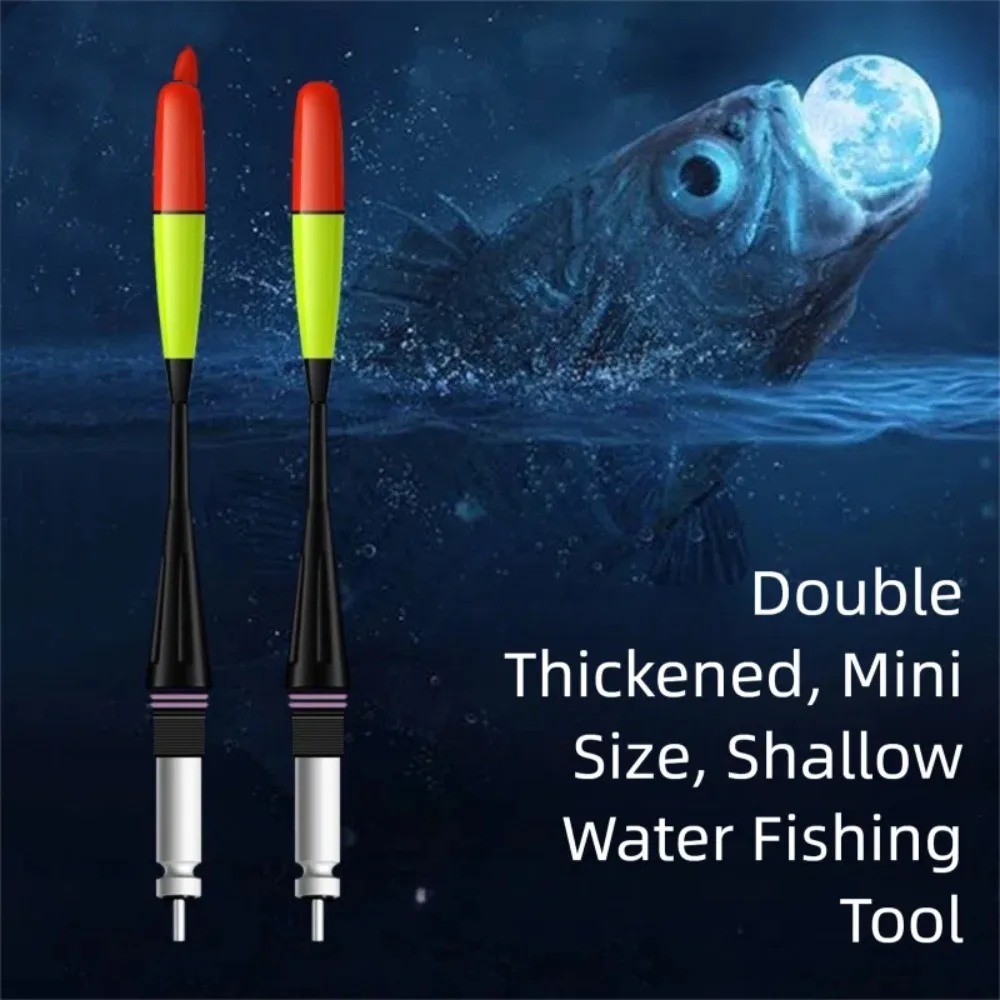 Flotador inteligente LED luminoso, flotador luminoso de montaje superior superbrillante, accesorios de pesca flotante para pesca nocturna, 2 uds. - imagen 2