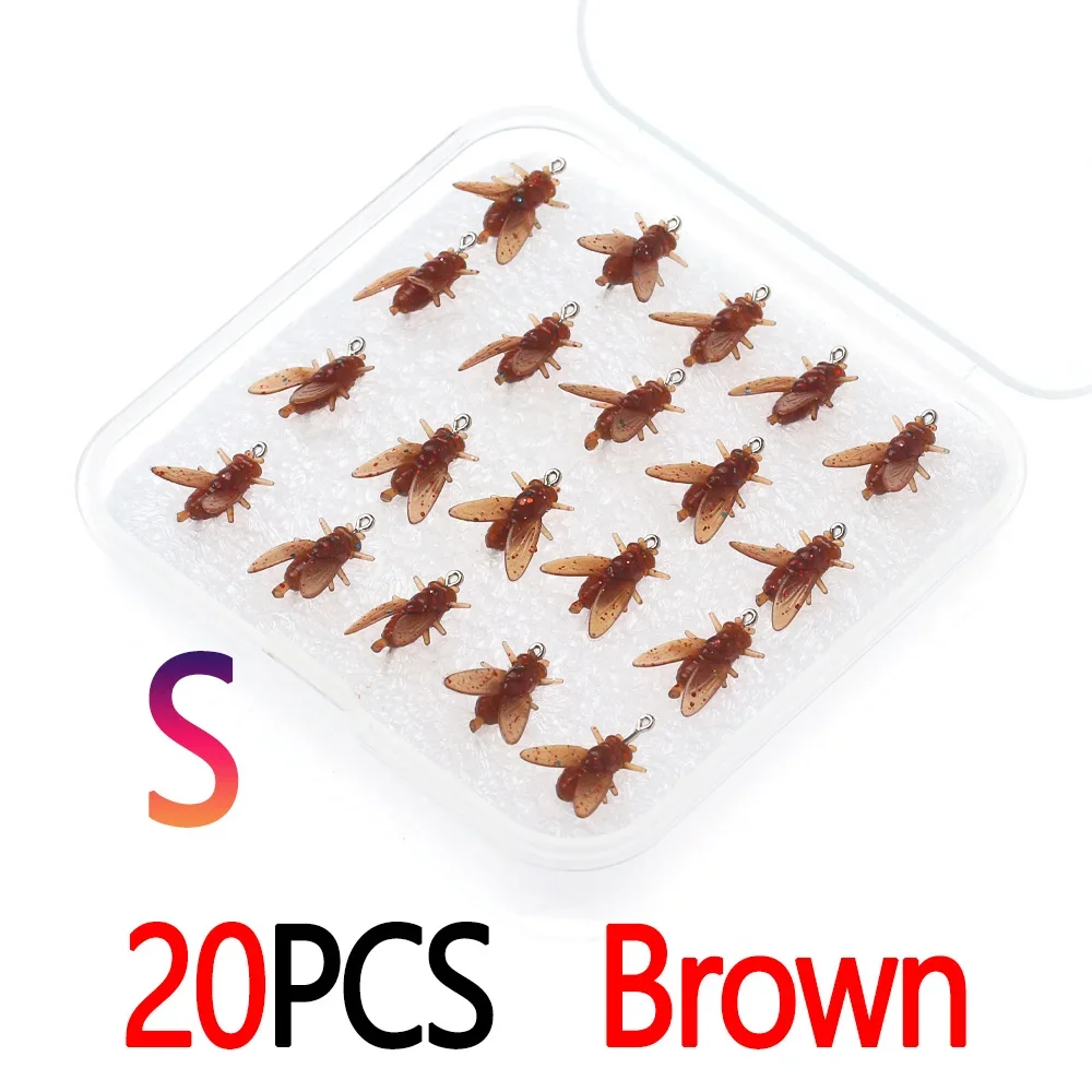 20pcs Brown S