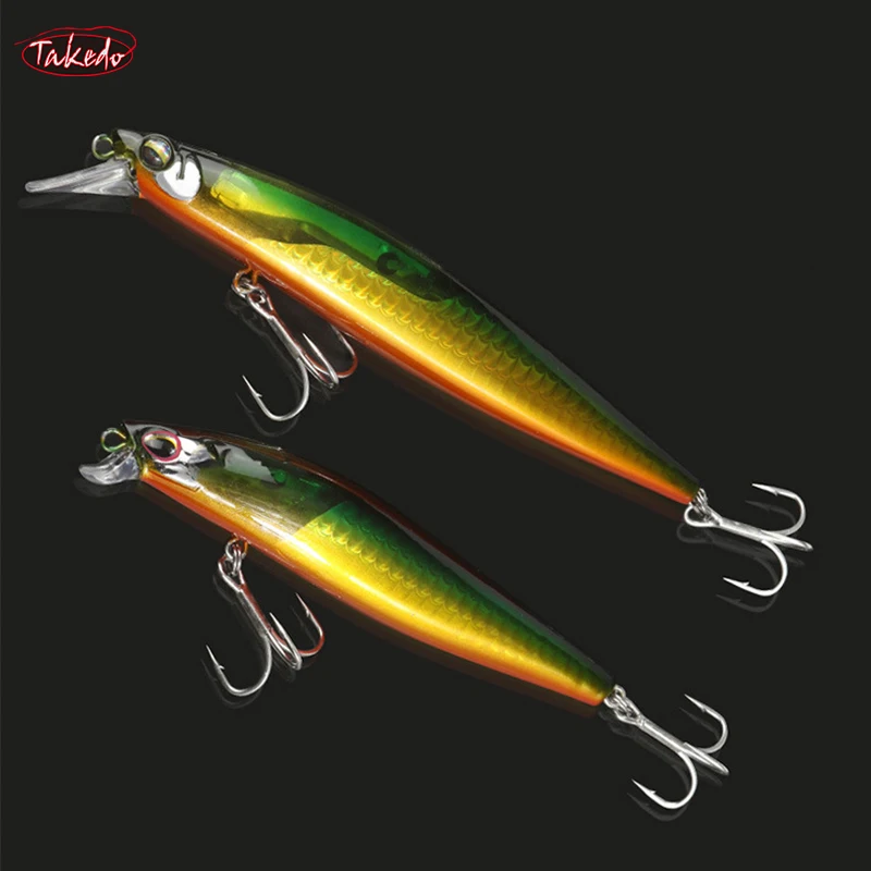 TAKEDO 14G 20G Señuelos de Pesca de Mar pececillo señuelo de pesca Wobbers FlashBoost cebo Artificial Crankbait trucha cebo para lubina Jerk Bait - imagen 3