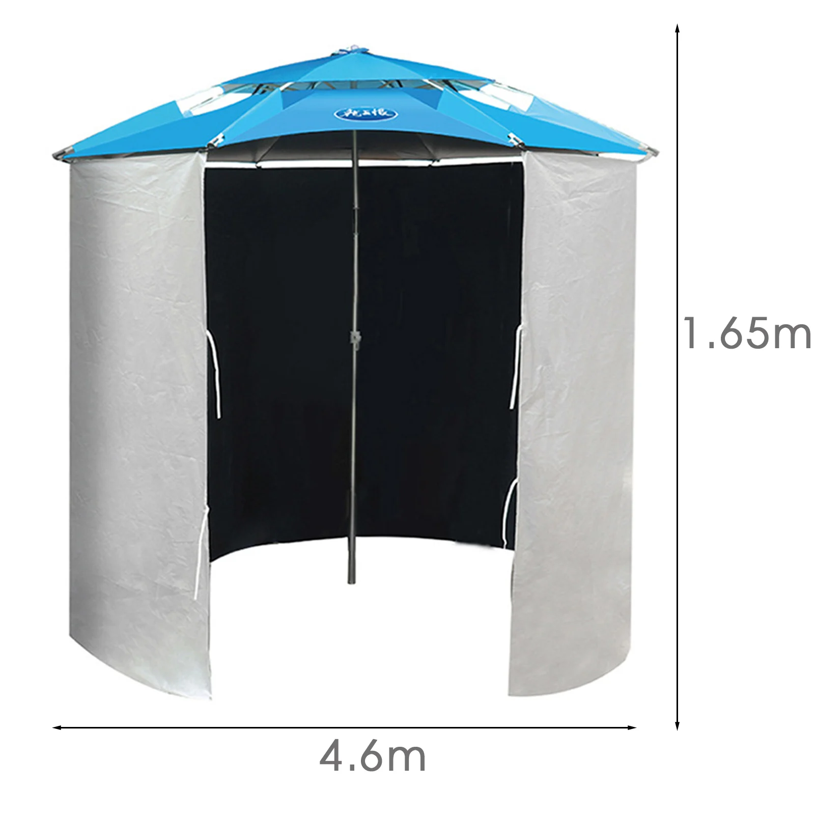 4,6*1,65 m tela para tienda de pesca sombrilla de pesca Clip para cinturón sombrilla al aire libre impermeable pesca Camping refugio solo tienda de campaña tela - imagen 5