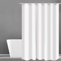 Nueva cortina de ducha, cortina de ducha pesada para Hotel, cortinas de baño impermeables y sin moho, cortinas de ducha blancas