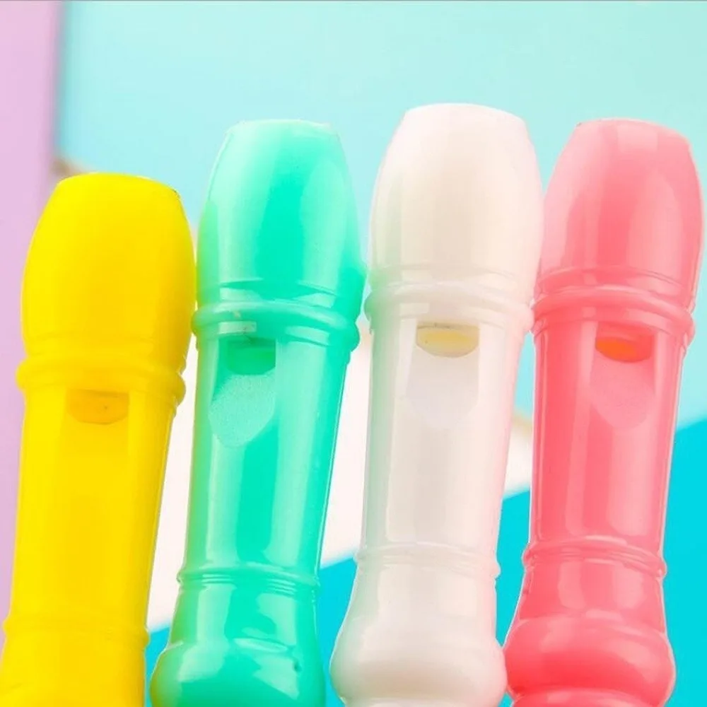 Bolígrafos de Gel con forma de clarinete, suministros de escritura de flauta de dibujos animados creativos, Color caramelo, 4 piezas, para estudiantes - imagen 4