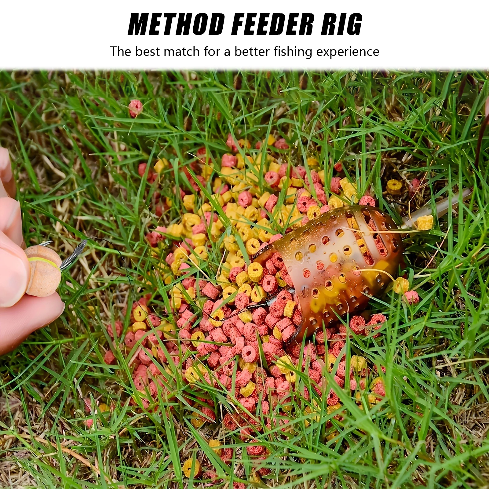 Juego de anzuelos de pesca con púas de acero duro alto en carbono, 8 Uds., con alambre para carpa, cruciana, cabeza grande, accesorios de pesca de lubina - imagen 5