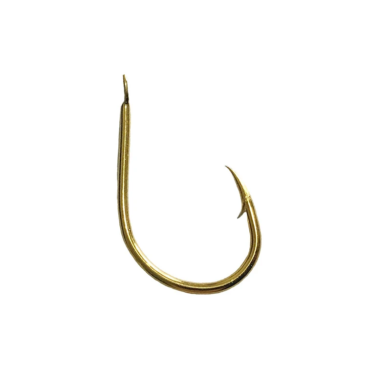 Anzuelos de Pesca de cabeza plana dorada, anzuelos de púas de acero al carbono, aparejos de Pesca con mosca, Pesca de agua dulce, venta al por mayor, 1000 unidades - imagen 4