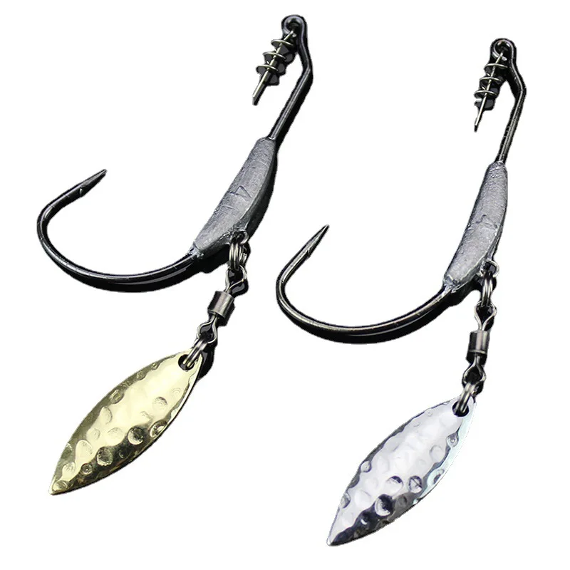 Anzuelo Spinner vinilo con cabeza giratoria – Señuelos pesca 4,5-7,2g - imagen 3