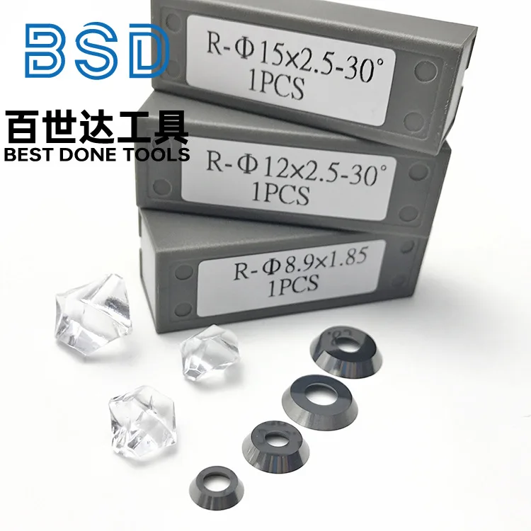 Cuchillas de torneado de madera de mano tipo R, carburo sólido para carpintería, 12*1,5-30 ° - imagen 5