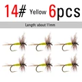 6PCS Yellow 14