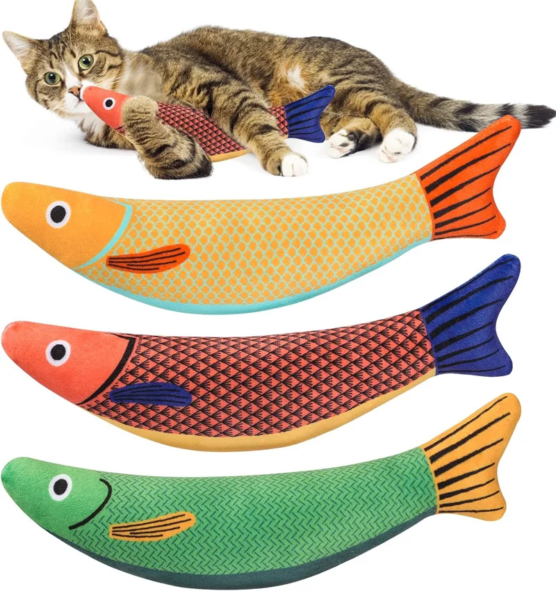 Pez dorado 3D con catnip