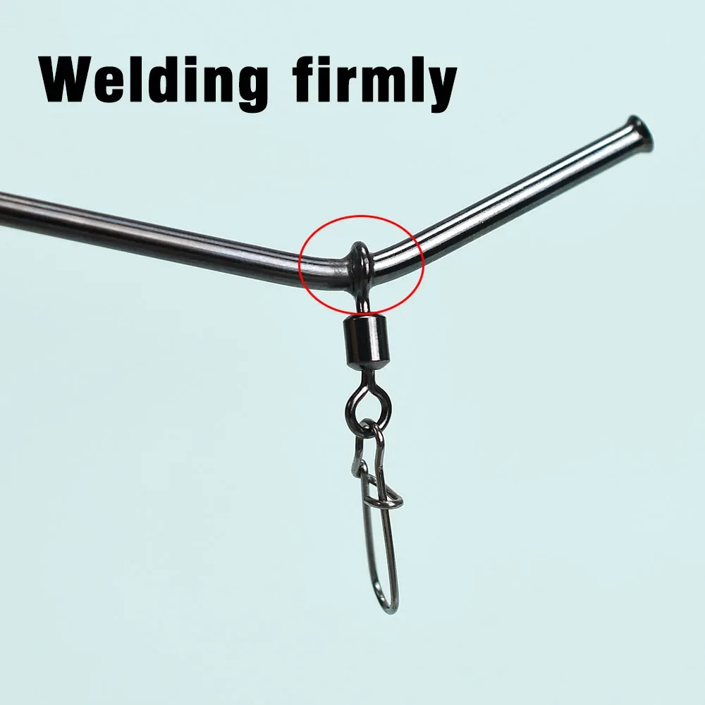 MNFT-conectores de equilibrio de pesca de tubo de latón pequeño, 6 uds., 7cm/9cm/12cm, pluma antienredos, accesorio de aparejos de pesca de mar - imagen 4