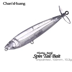 Chan's Huang Popper – Señuelo superficie cola giratoria