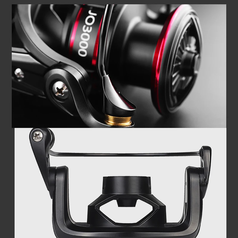 LINNHUE-carrete de pesca giratorio, accesorio para Fshing, máximo Drag10kg, 2500 JO1000-4000, 6BB - imagen 4