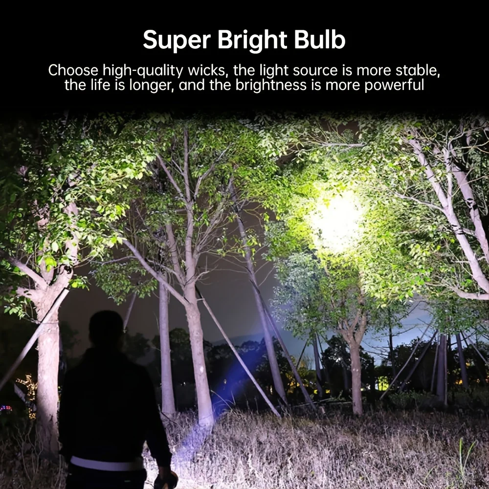 Linterna LED recargable de alta potencia para pesca nocturna - imagen 4