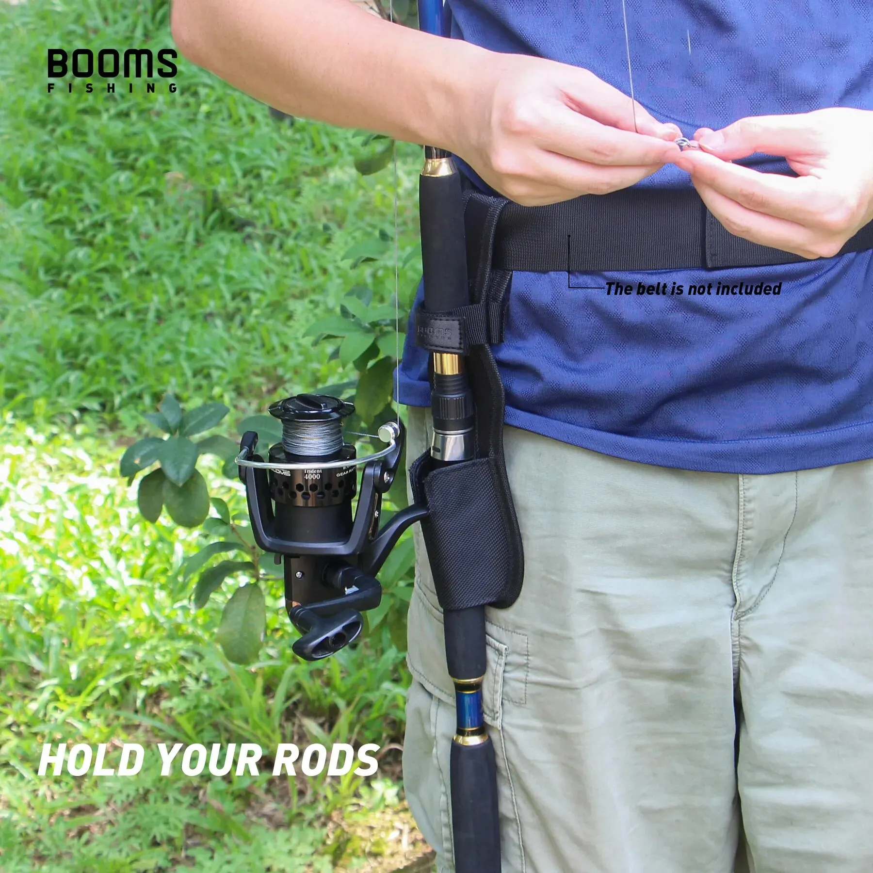 Booms Fishing P04 soporte para caña de pescar al aire libre soportes para caña de pescar funda de nailon herramientas de aparejos Accesorios - imagen 3