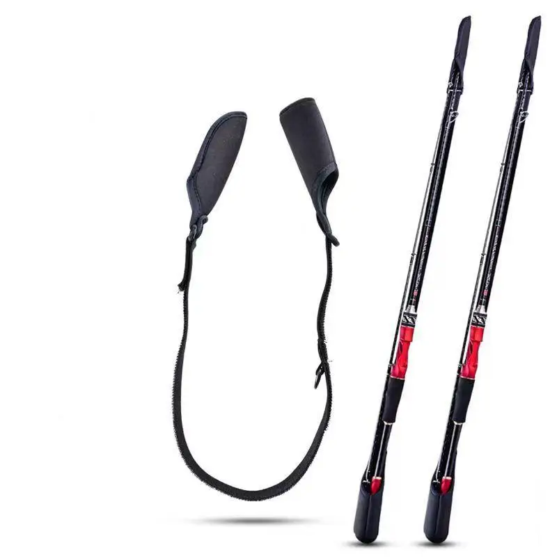 Correa de caña de pescar portátil, cubierta de punta de caña de pescar con correa, correa de varilla de unión mágica de alta elasticidad - imagen 3