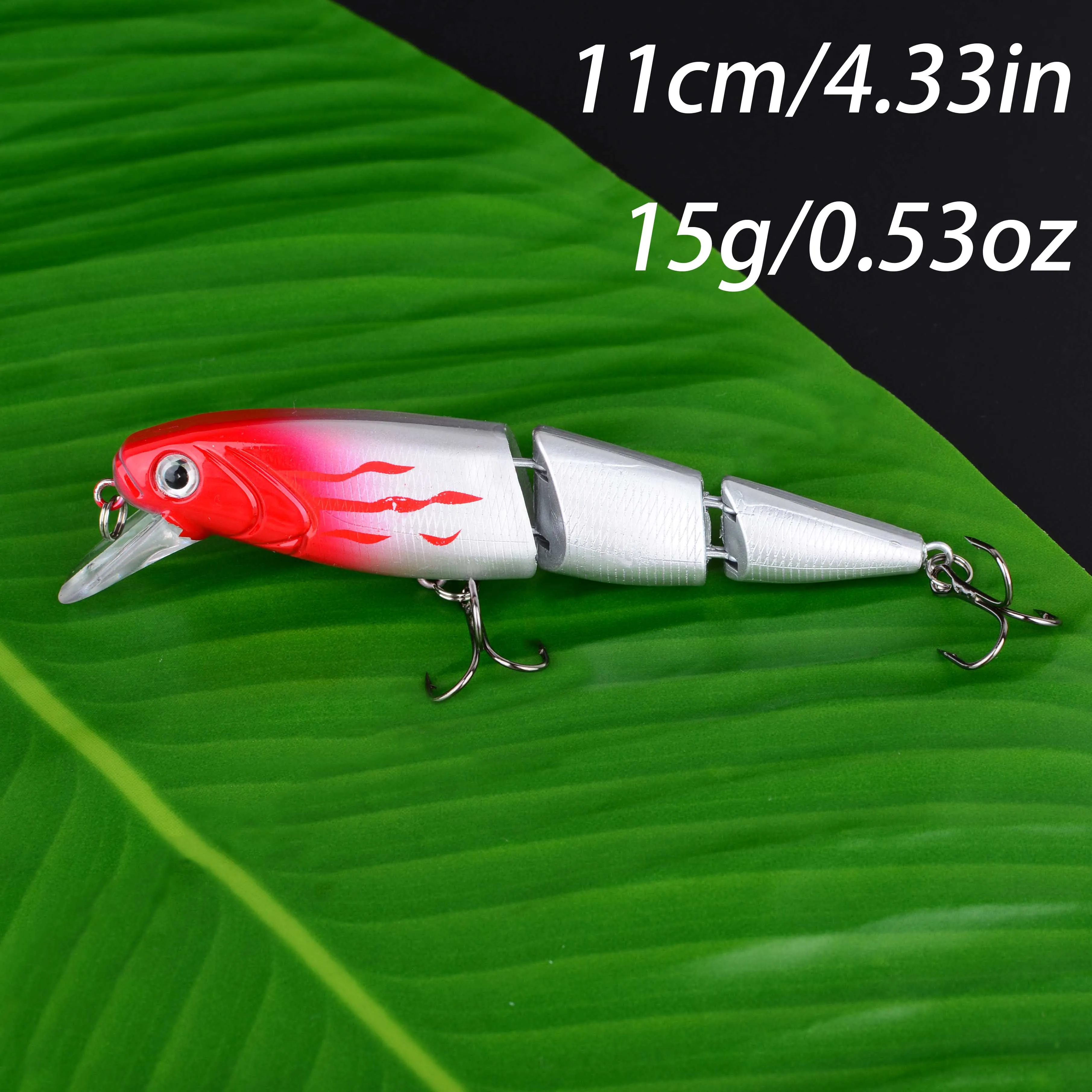 Wobbler Minnow 11cm – Cebo duro multisección para perca y carpa - imagen 3