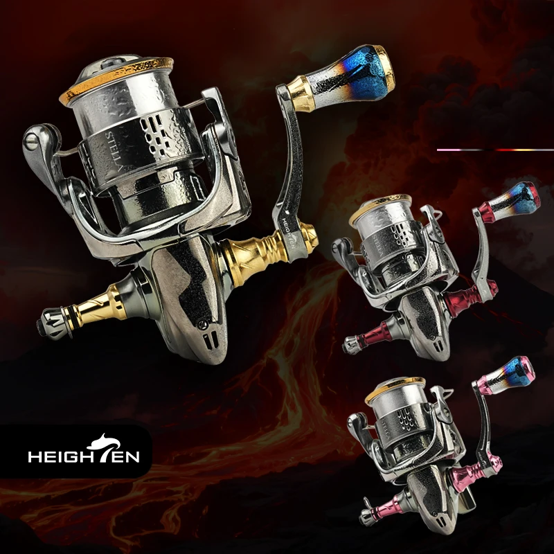 Mango de carrete giratorio HEIGHTEN, 45-50mm, ajustable, 20mm, perilla degradada de aluminio de aviación, accesorio de pesca con señuelo - imagen 2