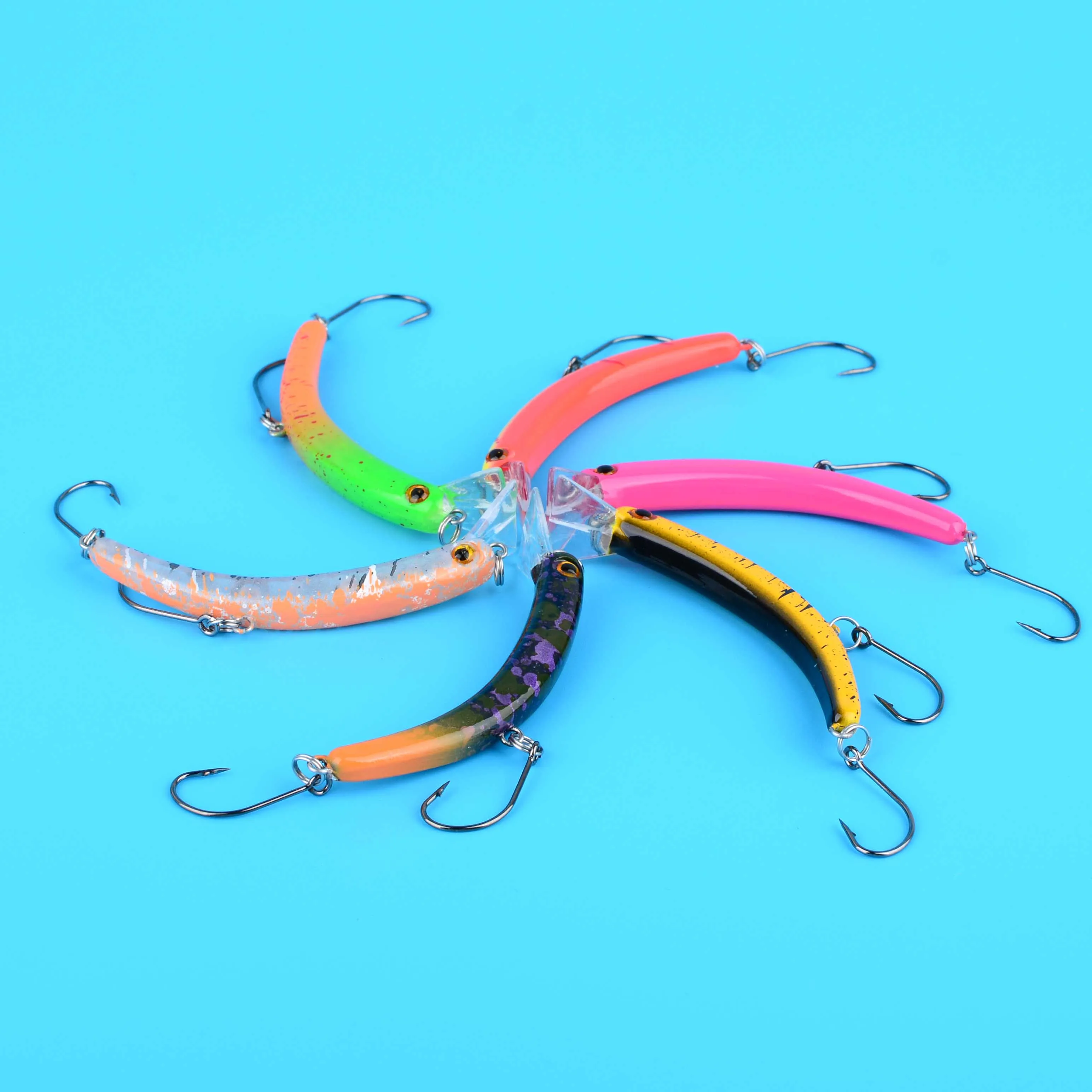 Wobbler artificial con diseño realista