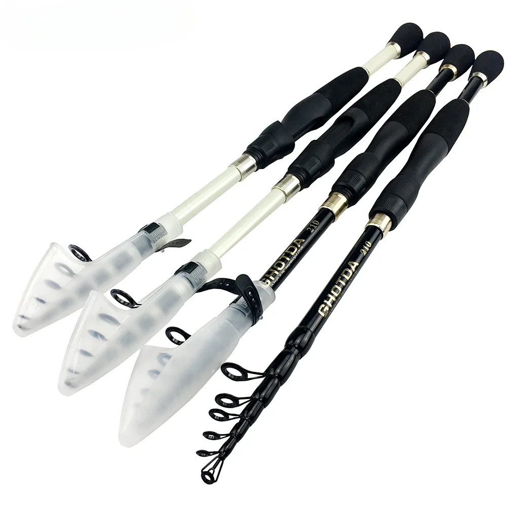 Cañas de pescar telescópicas de 1,6 m-2,4 m, herramientas de pesca de 10-30g, ideales para pescar carpas, lucios, truchas - imagen 3