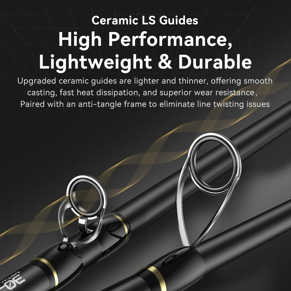 Caña baitcasting KastKing Perigee III - Carbono para lucio - imagen 4