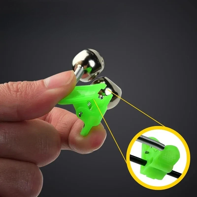 Alarma de picada con campana para caña de pescar – Accesorio ABS - imagen 2